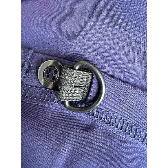 Moyabo Navy Active Maternity Pants – Over-Bump Pull-On Stretch, Size M, NWT - Picture 4 of 5